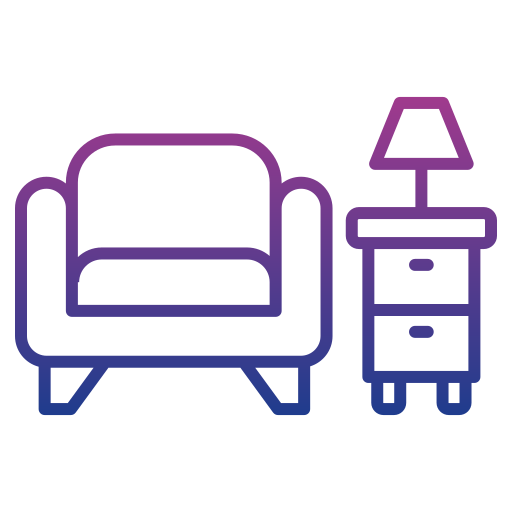 Furniture Generic gradient outline icon