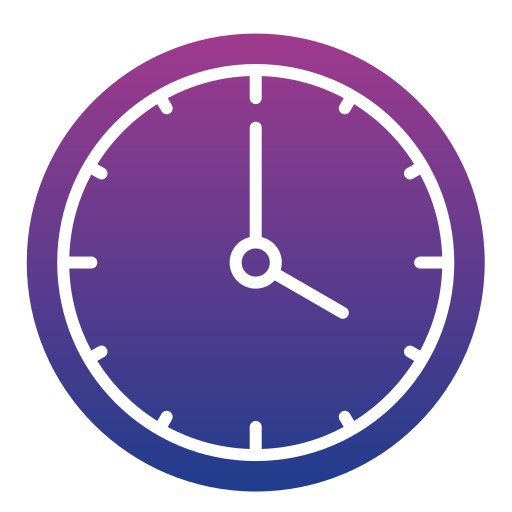 Clocks Generic gradient fill icon