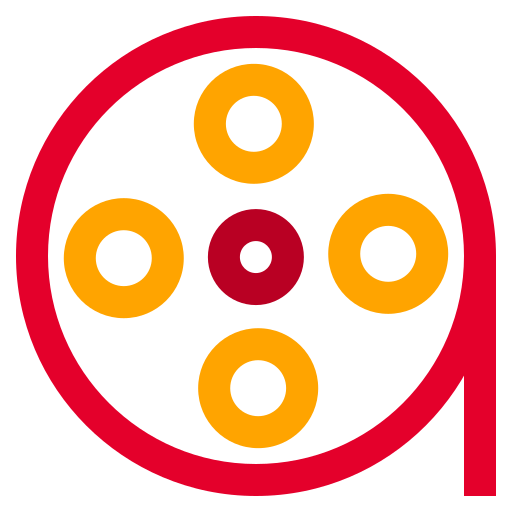 rolka filmowa Generic color outline ikona