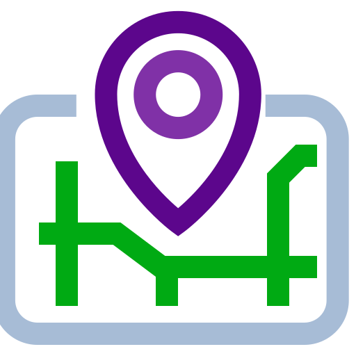 Location map Generic color outline icon