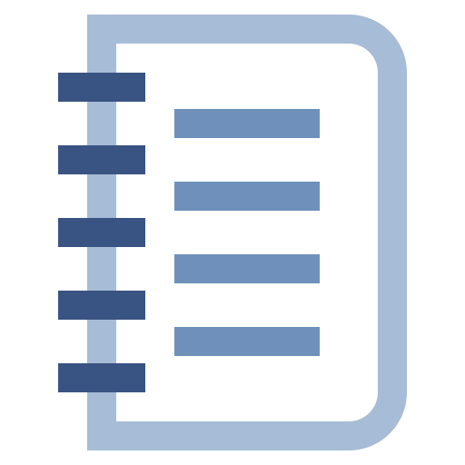 Notebook Generic color outline icon