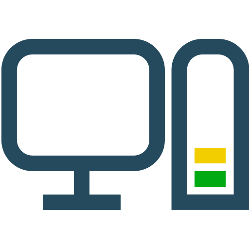 ordinateur Generic color outline Icône