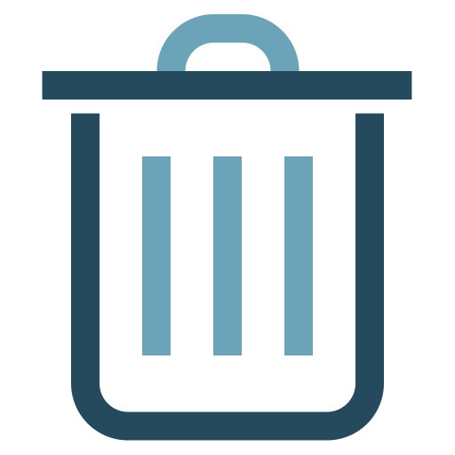 bote de basura Generic color outline icono