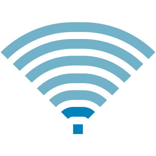 segnale wi-fi Generic color outline icona