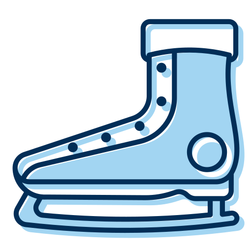 botas de esqui Generic color lineal-color Ícone