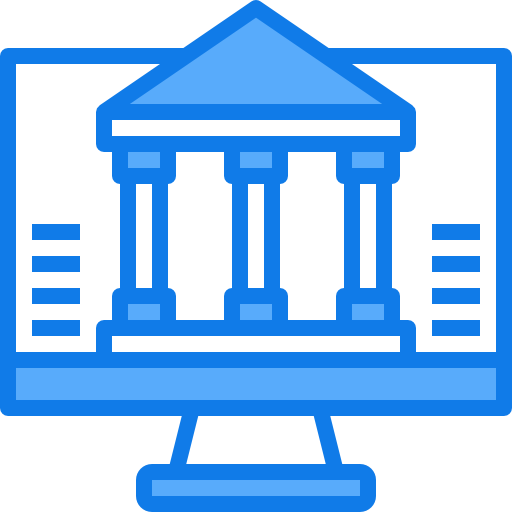 banca en línea Justicon Blue icono