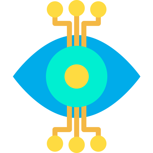 ojo biónico Kiranshastry Flat icono