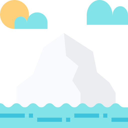 ijsberg Justicon Flat icoon