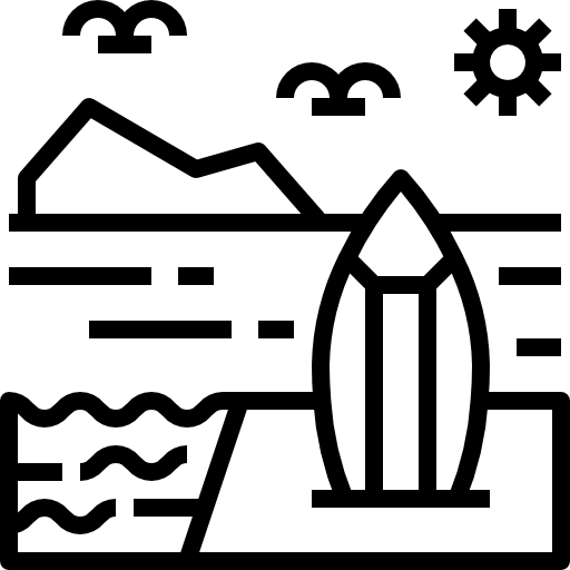 ビーチ Justicon Lineal icon