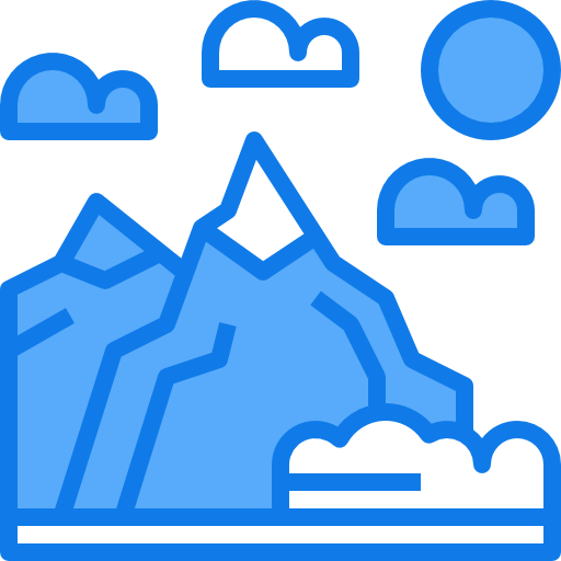 montagne Justicon Blue Icône