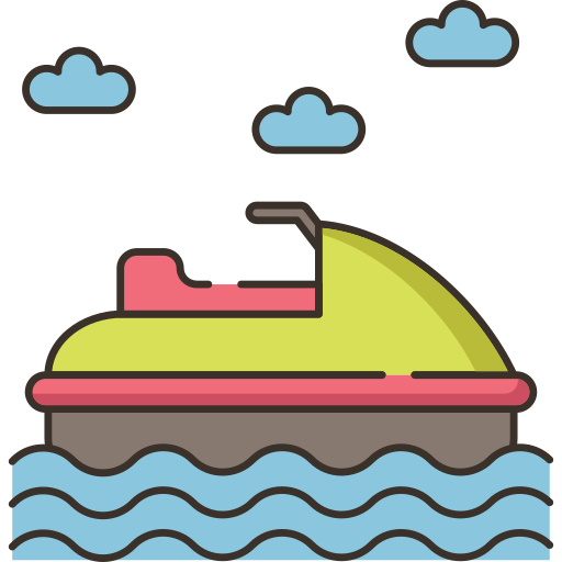 skuter wodny Flaticons.com Flat ikona