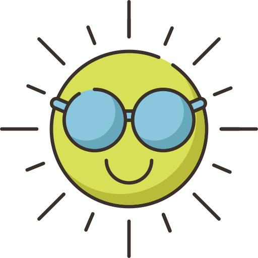 солнце Flaticons.com Flat иконка