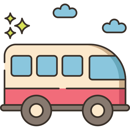 autobus turystyczny Flaticons.com Flat ikona