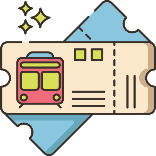 Train ticket Flaticons.com Flat icon