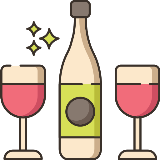 wino Flaticons.com Flat ikona