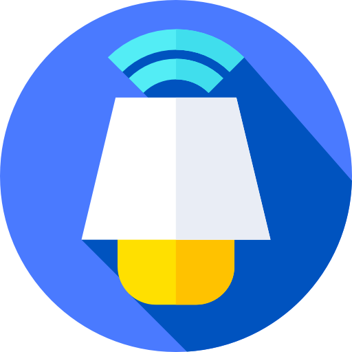 램프 Flat Circular Flat icon