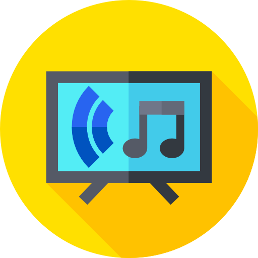 musik Flat Circular Flat icon