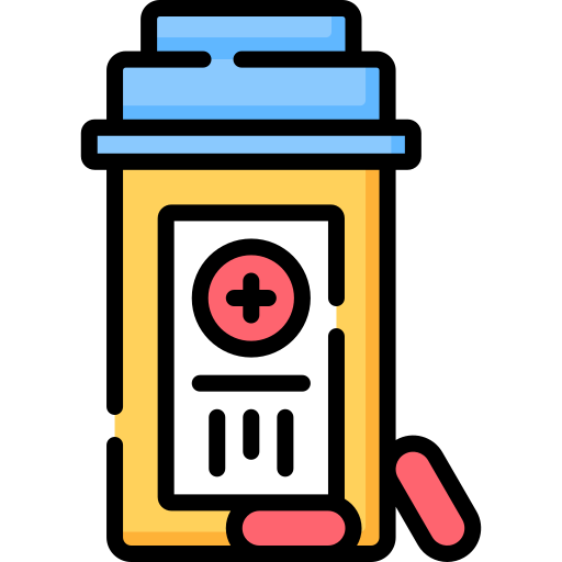 Pills bottle Special Lineal color icon