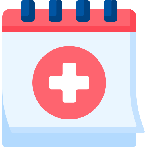 診療カレンダー Special Flat icon