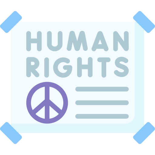 diritti umani Special Flat icona
