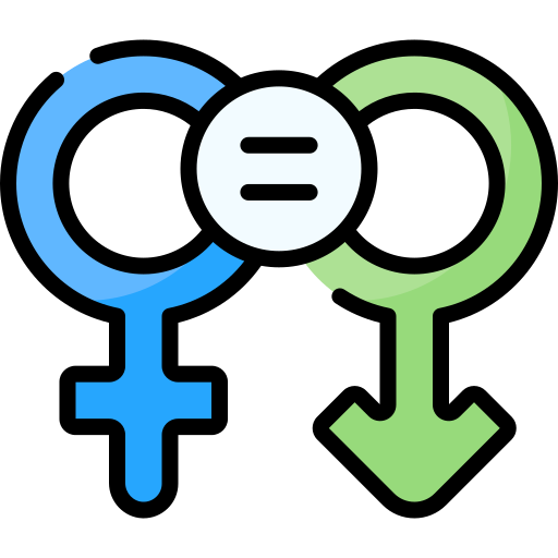 Гендерное равенство Special Lineal color иконка