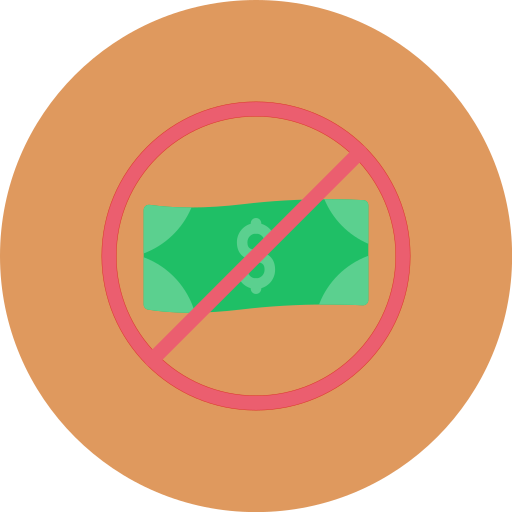 prohibido Generic color fill icono