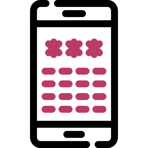 codice pin Generic color outline icona