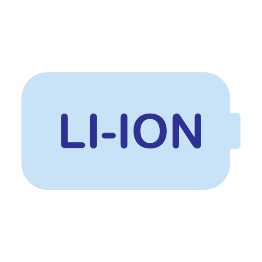 litowo-jonowy Generic color fill ikona