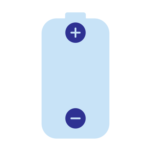 Positive and negative Generic color fill icon