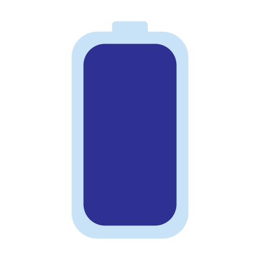 batterijbalk Generic color fill icoon