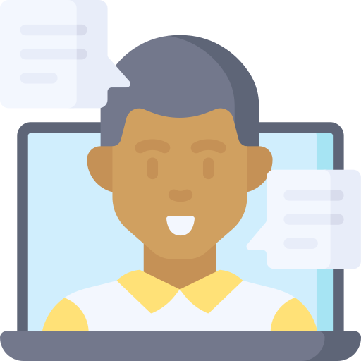Virtual meeting Special Flat icon