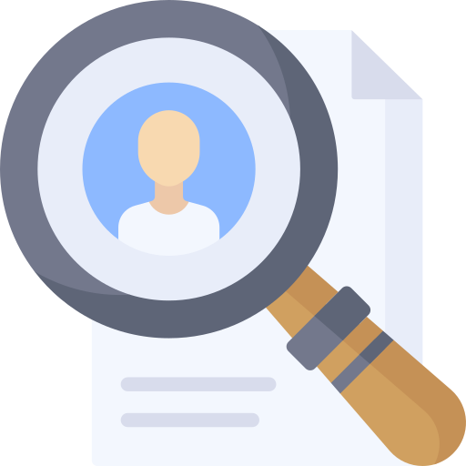 Search employee Special Flat icon