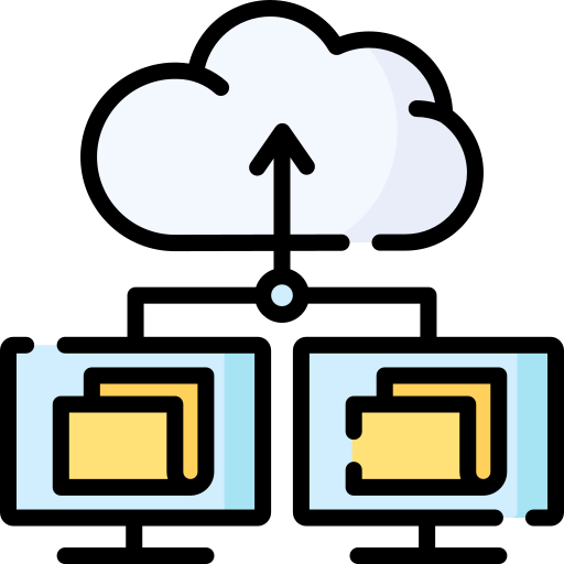 Cloud service Special Lineal color icon