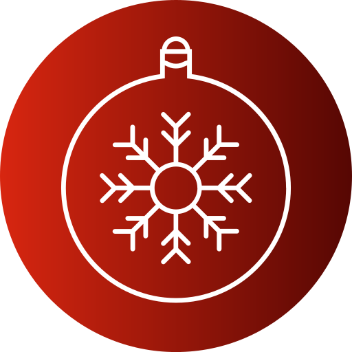 クリスマスオーナメント Generic gradient fill icon