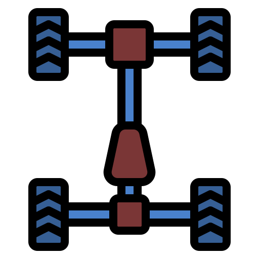 veículo Generic color lineal-color Ícone