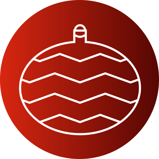 Рождественское украшение Generic gradient fill иконка