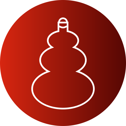 decoración navideña Generic gradient fill icono