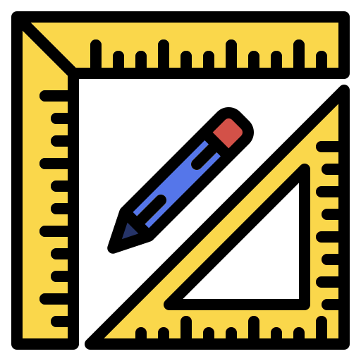 herramienta Generic color lineal-color icono