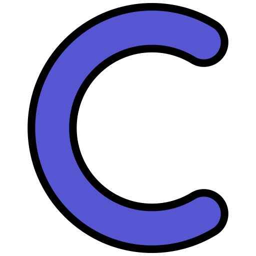 Буква с Generic color lineal-color иконка