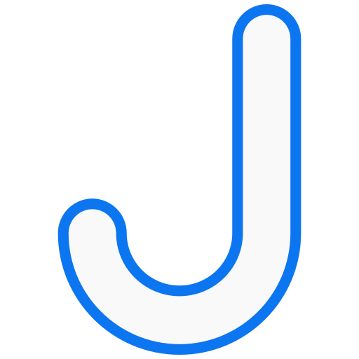 letra j Generic color lineal-color icono