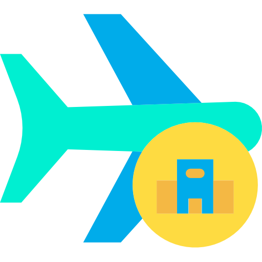 비행 Kiranshastry Flat icon