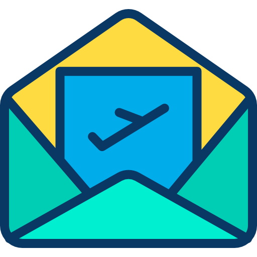 Air mail Kiranshastry Lineal Color icon