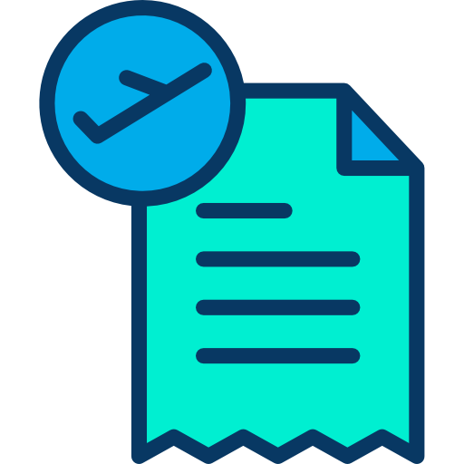 Invoice Kiranshastry Lineal Color icon