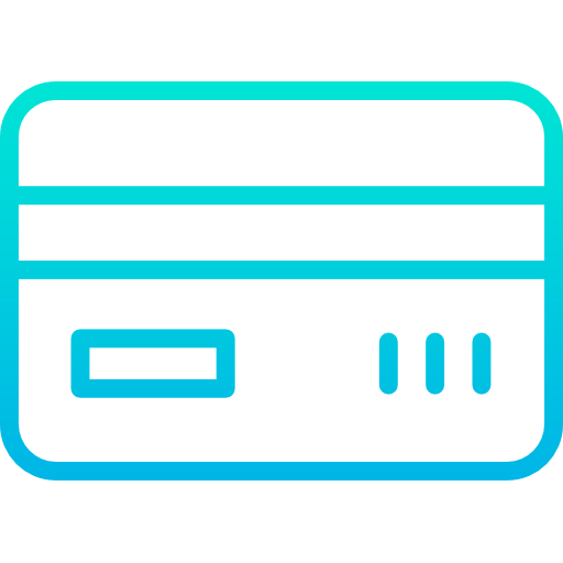 신용 카드 Kiranshastry Gradient icon