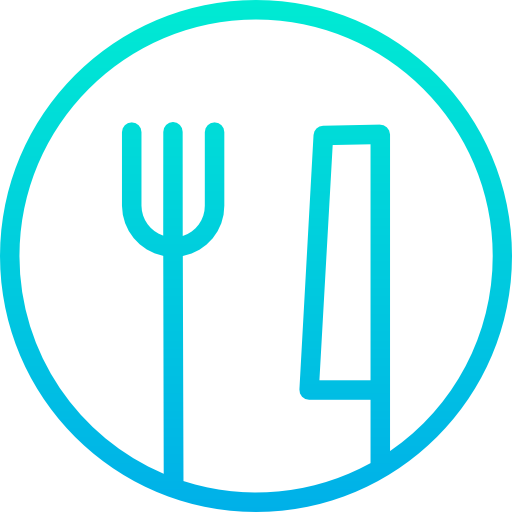 레스토랑 Kiranshastry Gradient icon