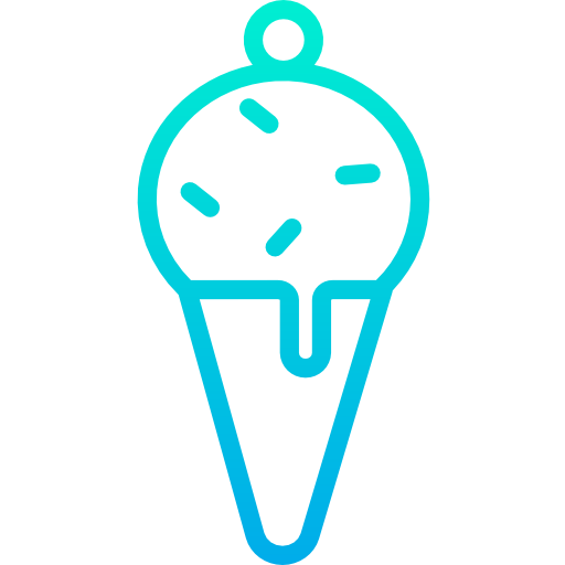 아이스크림 콘 Kiranshastry Gradient icon