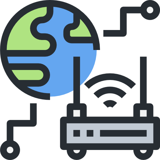 wlan router Justicon Lineal Color icon