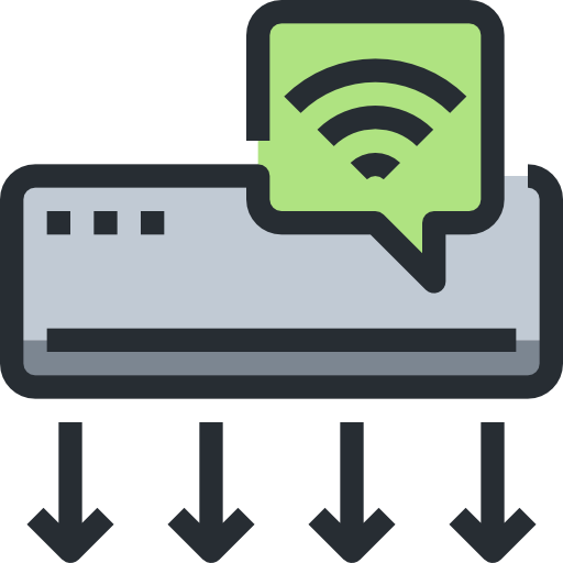 klimaanlage Justicon Lineal Color icon