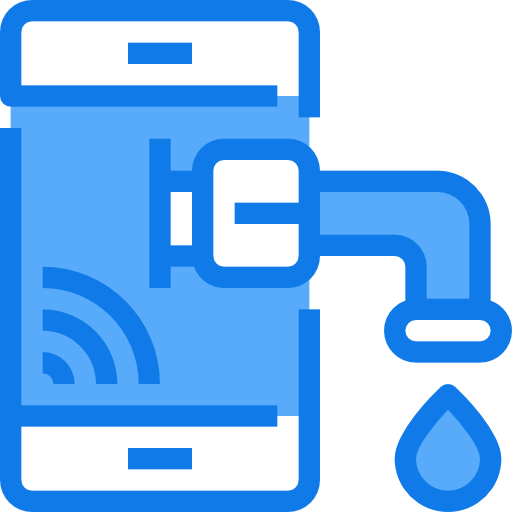 Faucet Justicon Blue icon