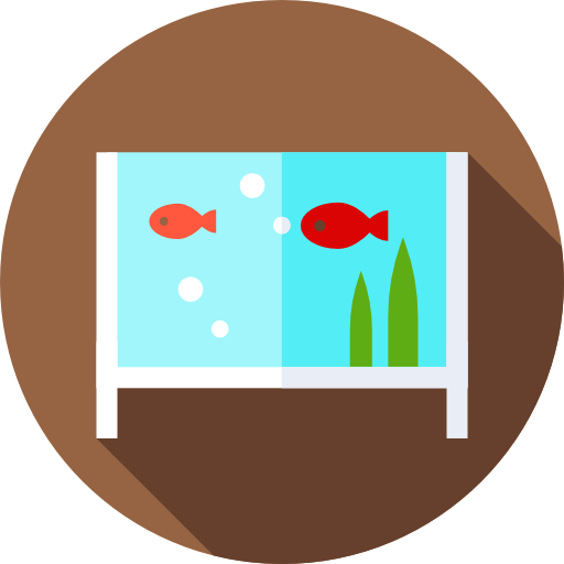 aquarium Flat Circular Flat icon